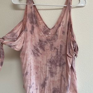 American Eagle Soft Tiedye Blouse
